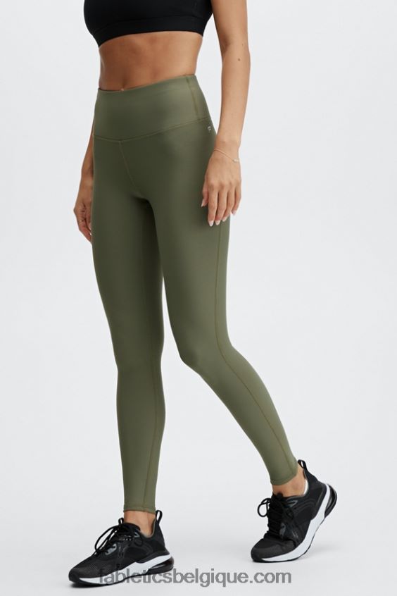 legging essentiel taille haute therma-flex femmes Fabletics 404P0T1204 vert ardoise
