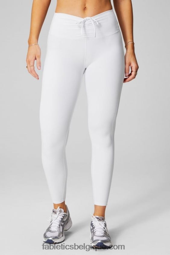 legging froncé taille ultra haute pureluxe femmes Fabletics 404P0T870 blanc classique