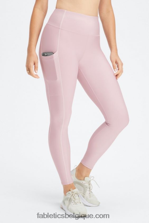 legging à poche taille haute therma-flex femmes Fabletics 404P0T1033 mauve sourd/aigrette