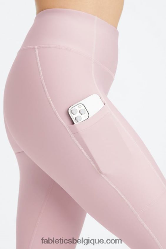 legging à poche taille haute therma-flex femmes Fabletics 404P0T1033 mauve sourd/aigrette