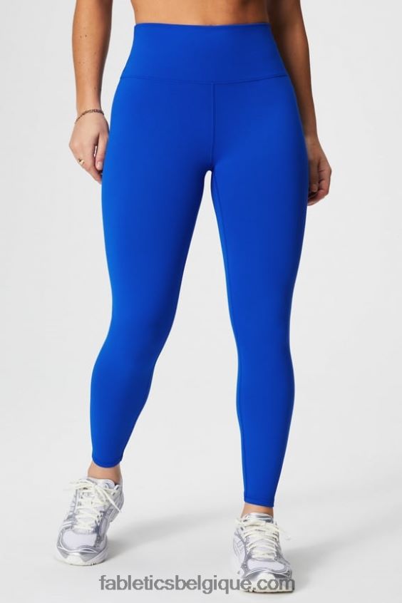 legging taille haute 7/8 boost powerhold 58 femmes Fabletics 404P0T840 céleste/blanc classique
