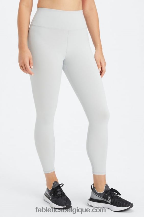 legging taille haute 7/8 boost powerhold 59 femmes Fabletics 404P0T845 gris minéral/rouge fraise