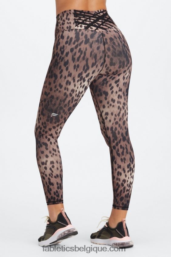 legging taille haute 7/8 boost powerhold 59 femmes Fabletics 404P0T846 tacheté/noir
