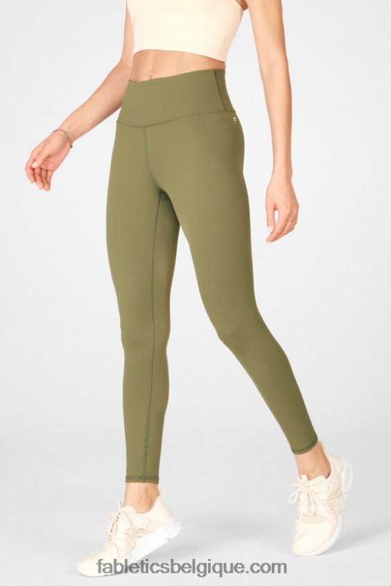 legging taille haute 7/8 boost powerhold 62 femmes Fabletics 404P0T862 bosquet/agave/dune de sable