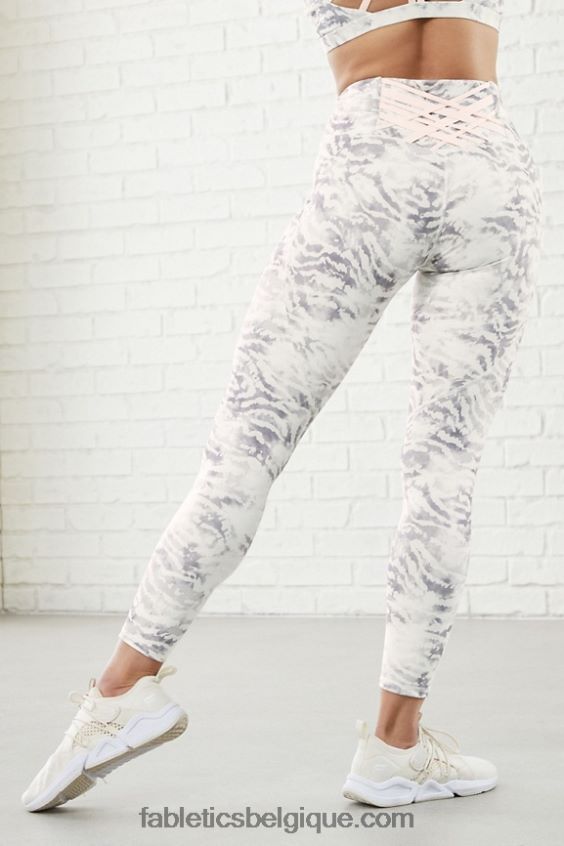legging taille haute 7/8 boost powerhold 73 femmes Fabletics 404P0T926 runyon/nuage rose