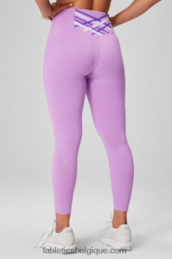 legging taille haute 7/8 boost powerhold 84 femmes Fabletics 404P0T1196 grotte de cristal/chuchotement lilas/violet de suif