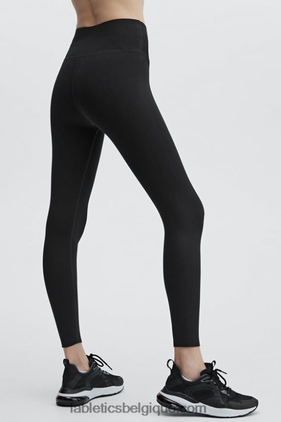 legging taille haute 7/8 sculptknit femmes Fabletics 404P0T1155 noir