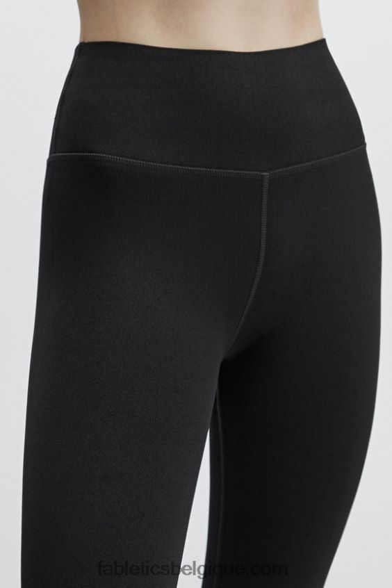 legging taille haute 7/8 sculptknit femmes Fabletics 404P0T1155 noir