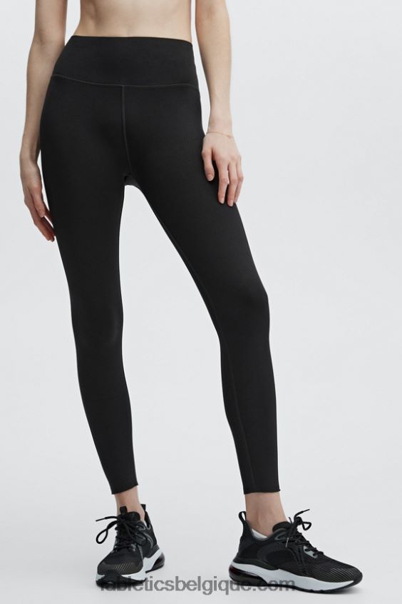 legging taille haute 7/8 sculptknit femmes Fabletics 404P0T1155 noir
