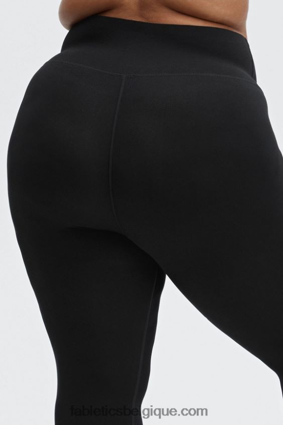 legging taille haute 7/8 sculptknit femmes Fabletics 404P0T1156 noir