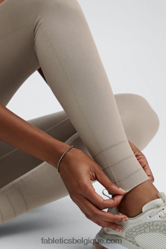 legging taille haute à découpes sculptknit femmes Fabletics 404P0T1176 fumée/opale
