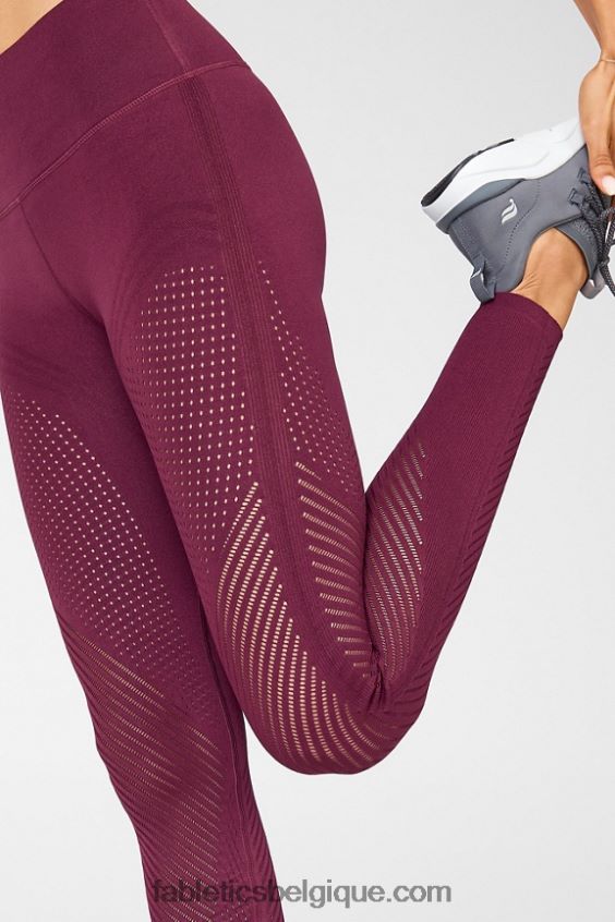 legging taille haute en maille sculpturale femmes Fabletics 404P0T1247 Porto