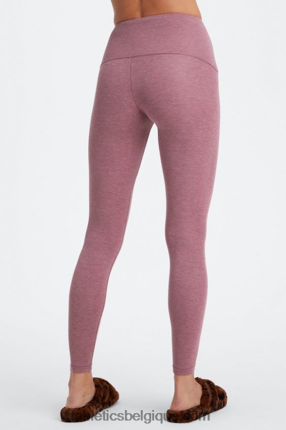 legging taille haute femmes Fabletics 404P0T1134 bruyère de vin français