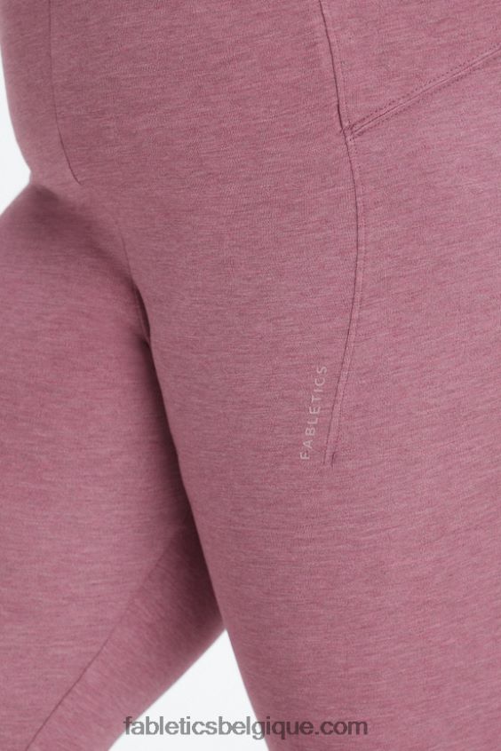 legging taille haute femmes Fabletics 404P0T1135 bruyère de vin français