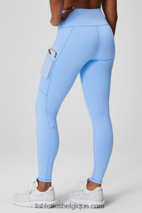 legging taille haute powerhold nomade 38 femmes Fabletics 404P0T737 évasion rose/orange fluo