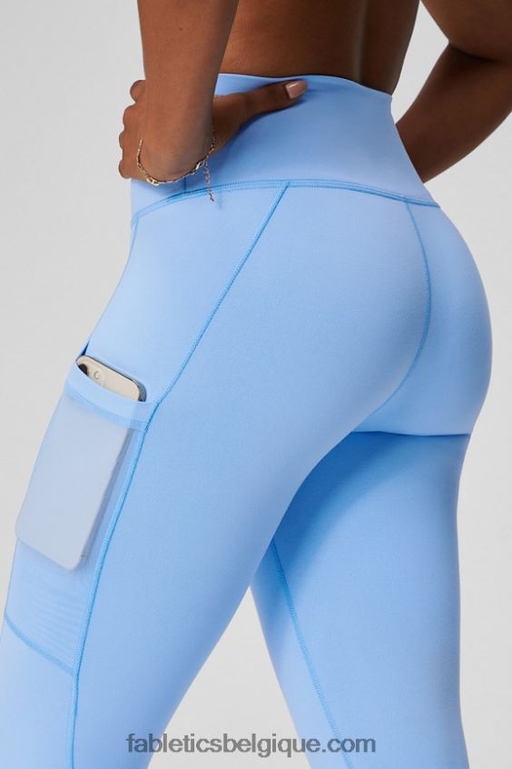 legging taille haute powerhold nomade 38 femmes Fabletics 404P0T737 évasion rose/orange fluo