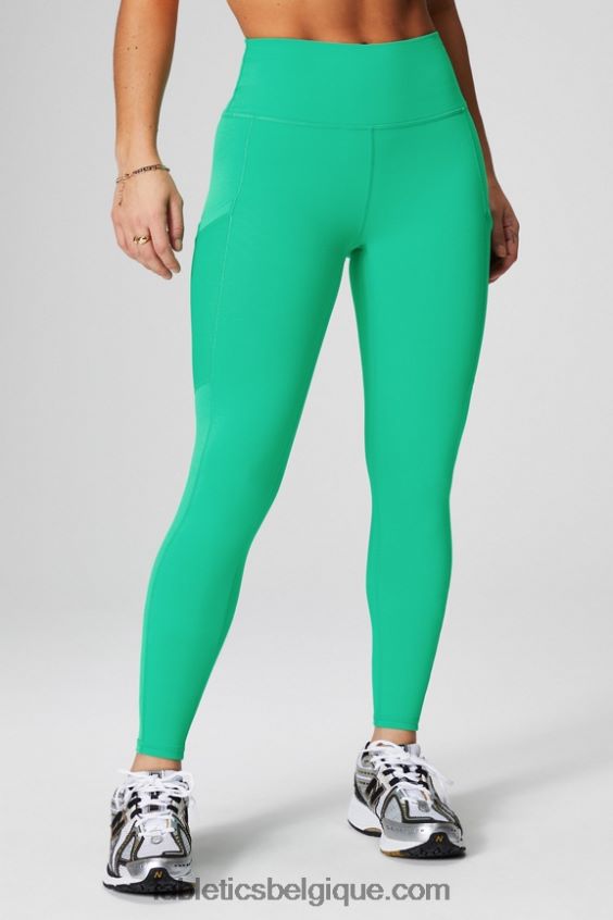 legging taille haute powerhold nomade 39 femmes Fabletics 404P0T738 blanc noir