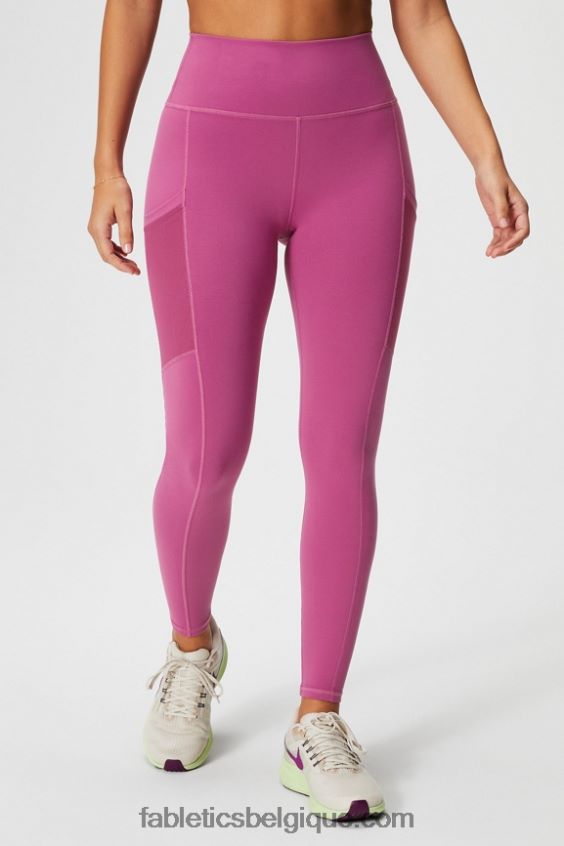 legging taille haute powerhold nomade 39 femmes Fabletics 404P0T740 lavande/multicolore