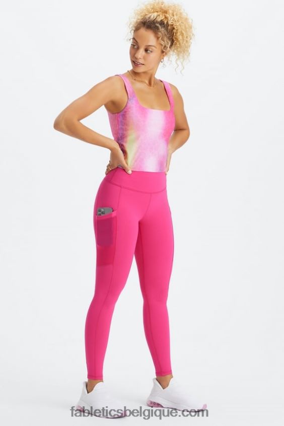legging taille haute powerhold nomade 41 femmes Fabletics 404P0T749 écorce de saule/ultraviolet