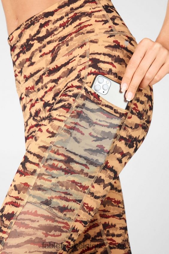 legging taille haute powerhold nomade 43 femmes Fabletics 404P0T760 os/gris classique chiné