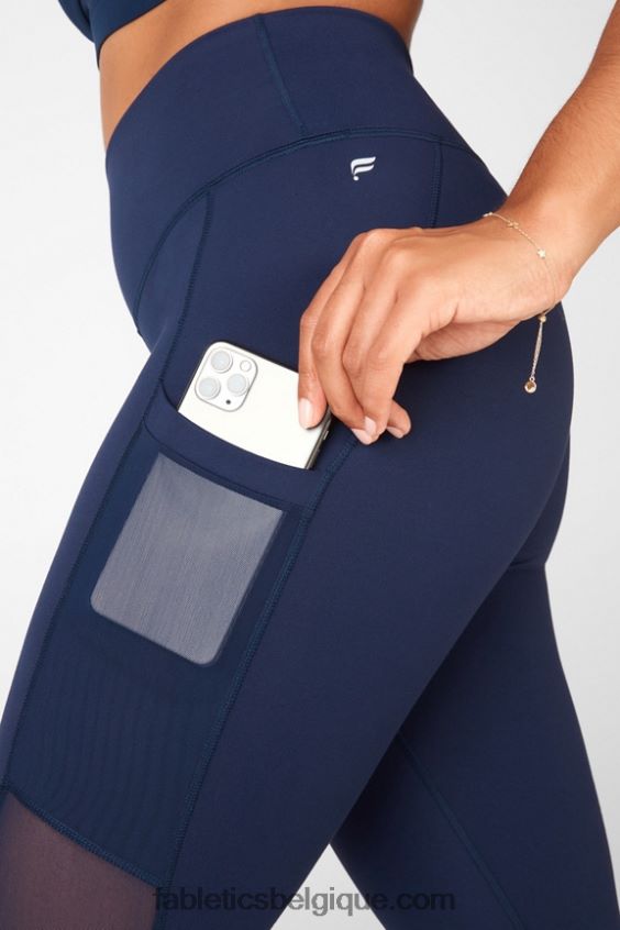 legging taille haute powerhold nomade 44 femmes Fabletics 404P0T764 os/gris classique chiné