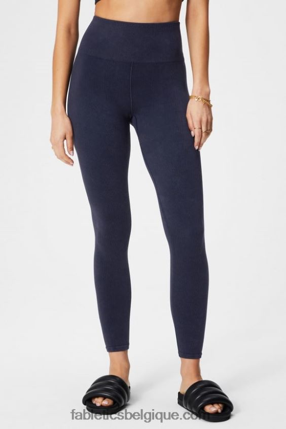 legging à taille haute sans couture femmes Fabletics 404P0T830 indigo foncé