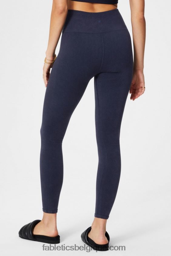 legging à taille haute sans couture femmes Fabletics 404P0T830 indigo foncé