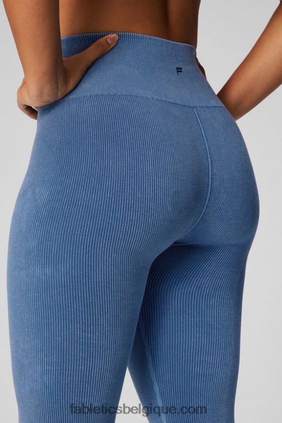 legging à taille haute sans couture femmes Fabletics 404P0T831 indigo clair