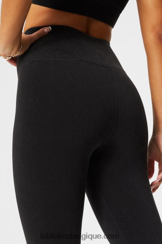 legging à taille haute sans couture femmes Fabletics 404P0T832 millésime noir