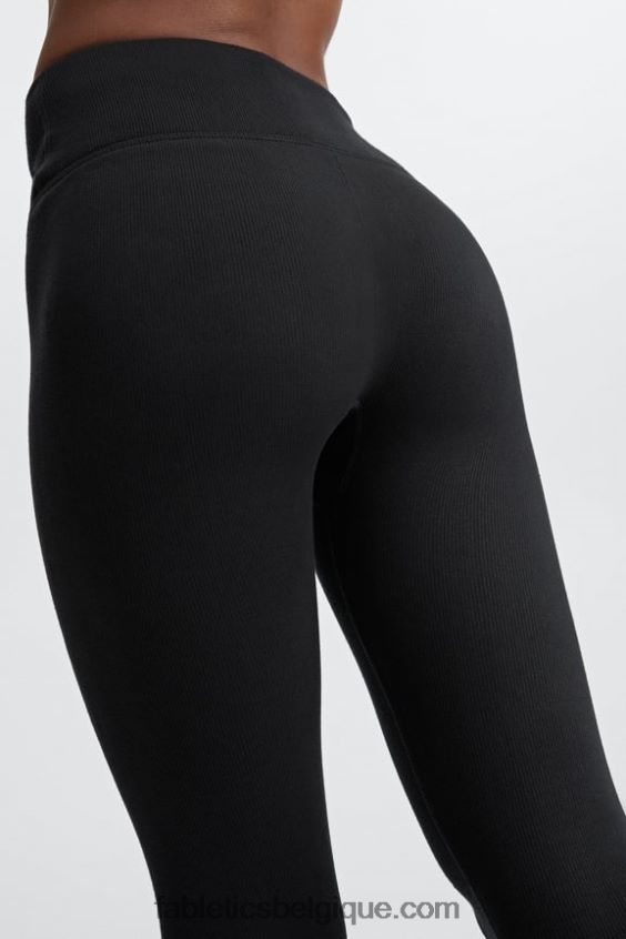 legging à taille haute sans couture femmes Fabletics 404P0T835 noir