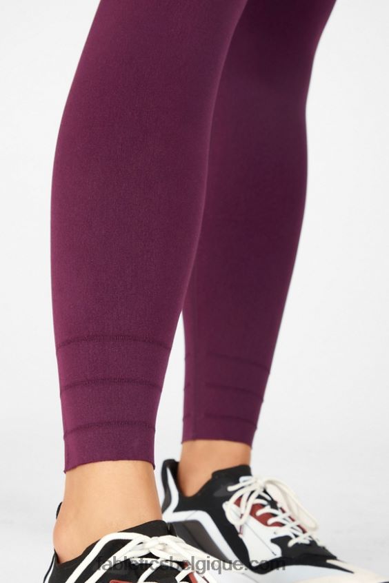 legging taille haute taille haute sculptknit femmes Fabletics 404P0T1215 aubergine noire