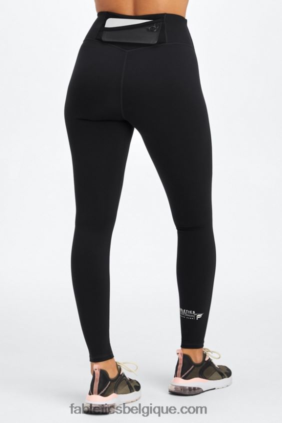 legging taille haute trinity motion365 77 femmes Fabletics 404P0T1102 club noir/athlétique
