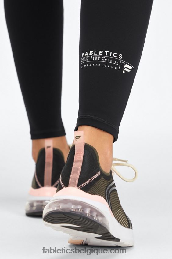 legging taille haute trinity motion365 77 femmes Fabletics 404P0T1102 club noir/athlétique