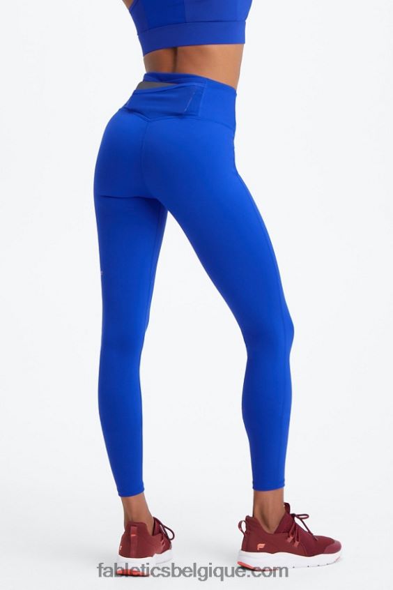 legging taille haute trinity motion365 77 femmes Fabletics 404P0T1106 bleu classique