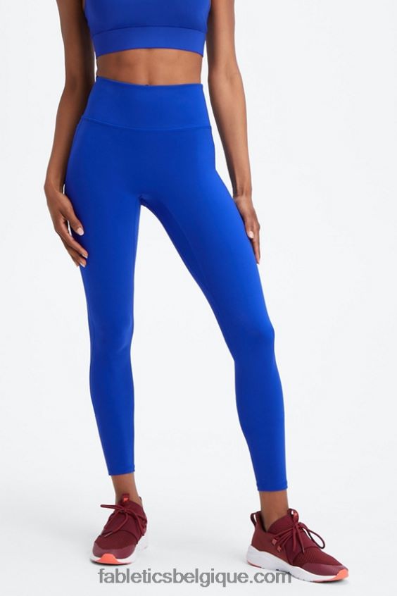 legging taille haute trinity motion365 77 femmes Fabletics 404P0T1106 bleu classique