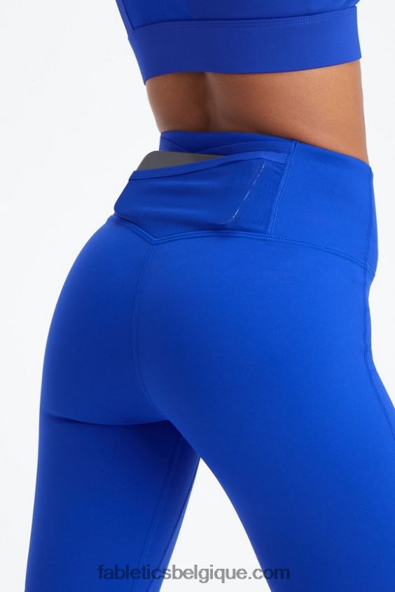 legging taille haute trinity motion365 77 femmes Fabletics 404P0T1106 bleu classique