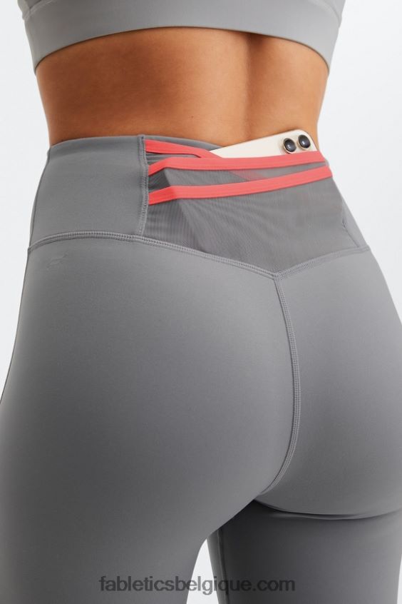 legging taille haute trinity motion365 78 femmes Fabletics 404P0T1108 gris carrière/atomique