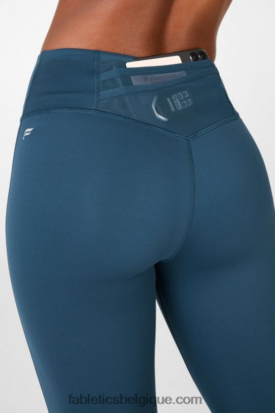 legging taille haute trinity motion365 79 femmes Fabletics 404P0T1115 nova bleue