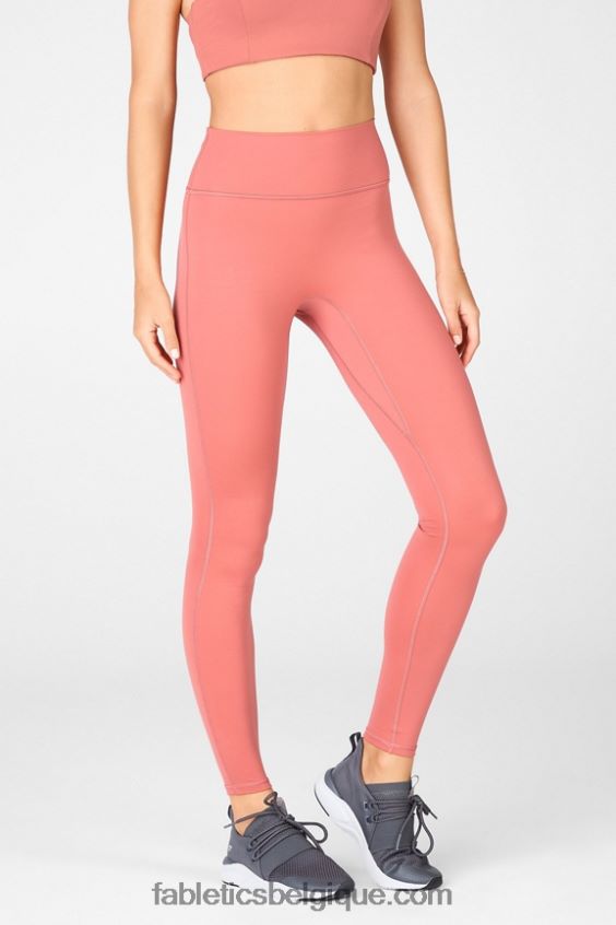 legging taille haute trinity motion365 80 femmes Fabletics 404P0T1121 cèdre poussiéreux