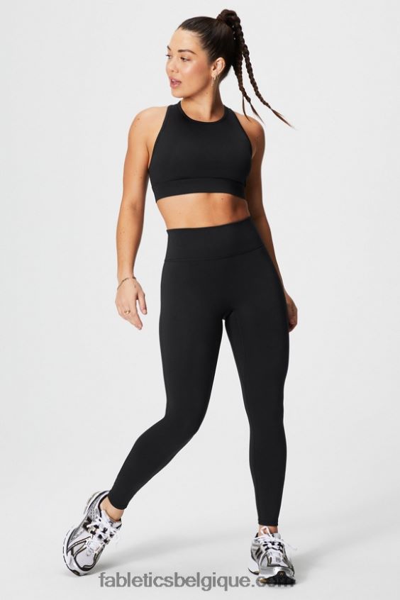 legging à taille haute trinity motion365+ femmes Fabletics 404P0T954 guépard noir/ondé