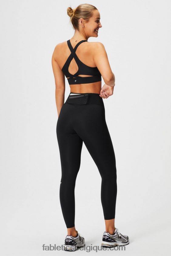 legging à taille haute trinity motion365+ femmes Fabletics 404P0T955 noir