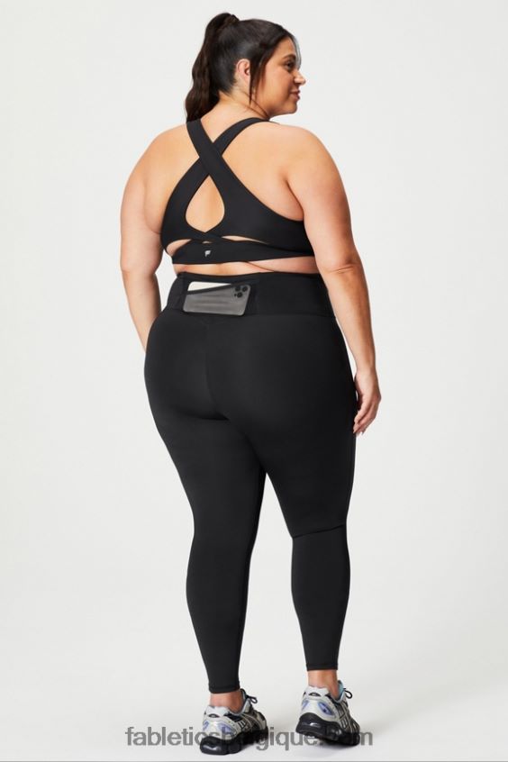 legging à taille haute trinity motion365+ femmes Fabletics 404P0T956 noir