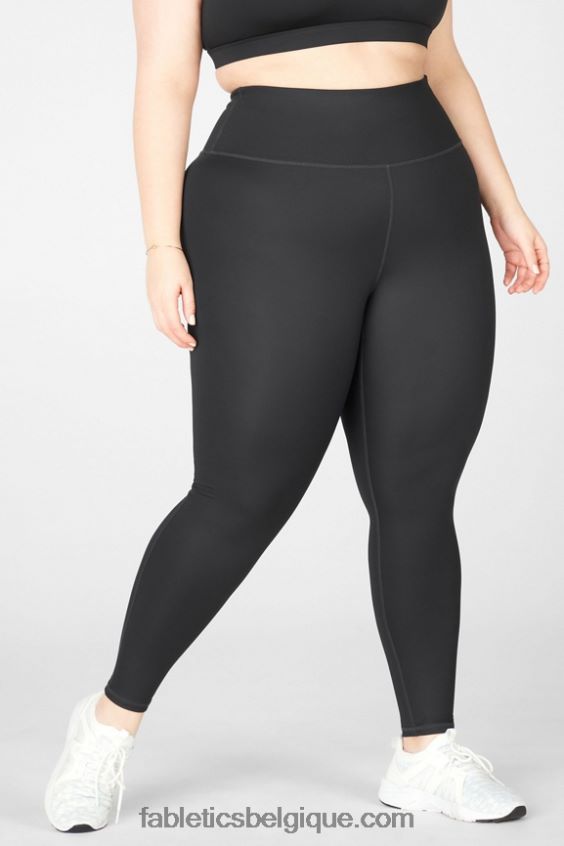 legging ultracool à taille haute femmes Fabletics 404P0T1287 éclat noir