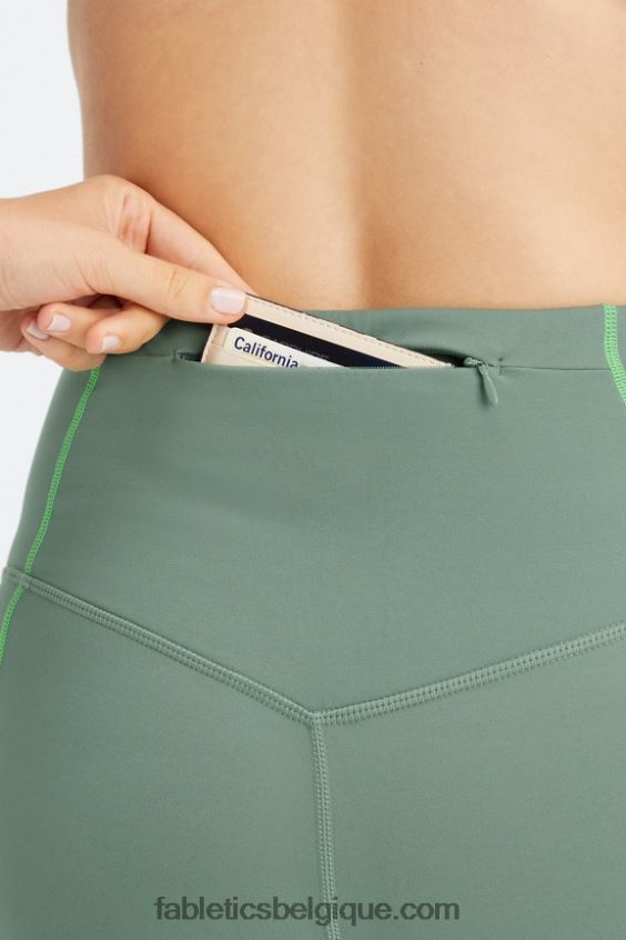 legging utilitaire trinity motion365+ hw femmes Fabletics 404P0T1089 vert fumé/pomme aigre