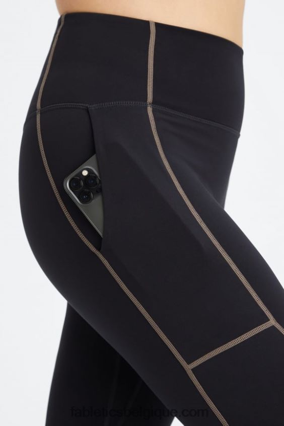 legging utilitaire trinity motion365+ hw femmes Fabletics 404P0T1090 noir/écorce de saule