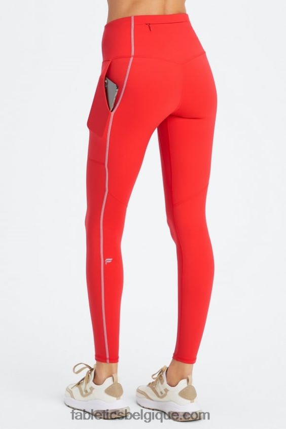 legging utilitaire trinity motion365 hw femmes Fabletics 404P0T1273 cerise électrique/gris minéral
