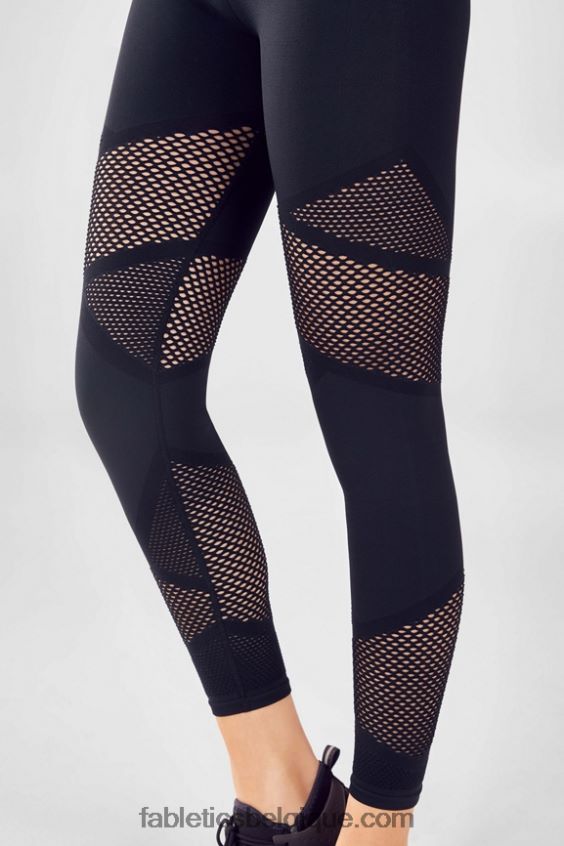 mosaïque taille haute 7/8 femmes Fabletics 404P0T1225 noir