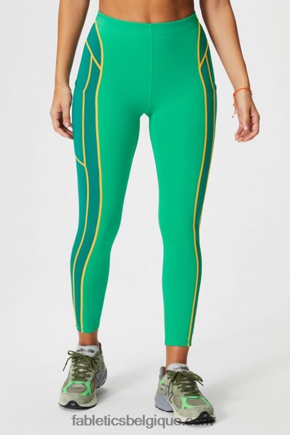 motion365+ legging taille haute 7/8 femmes Fabletics 404P0T1023 tropical/cyprès profond/soleil du désert