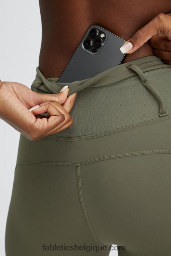 motion365 legging utilitaire 7/8 femmes Fabletics 404P0T1193 vert ardoise