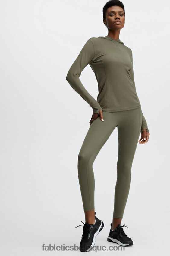 motion365 legging utilitaire 7/8 femmes Fabletics 404P0T1193 vert ardoise